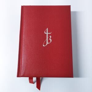 Jerusalem Bible illustrations Salvador Dali 1970 Red Leather Hardcover gold leaf